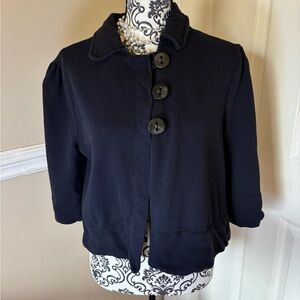 Rock Angel, Women's navy crop Jacket, size Lg.